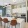 Clubhouse kitchen with leather bar stools